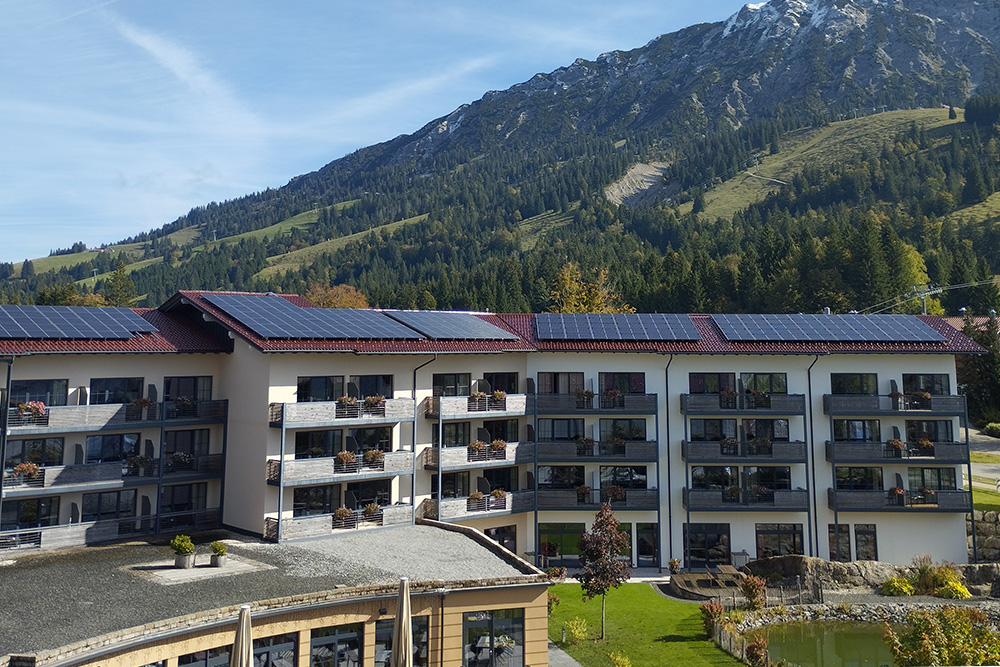 Photovoltaik Kundenreferenz Panoramahotel Oberjoch